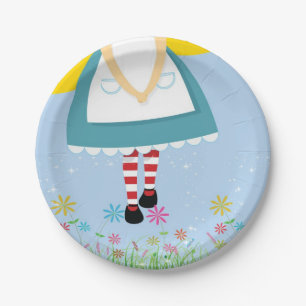 Alice in Wonderland Birthday paper plates