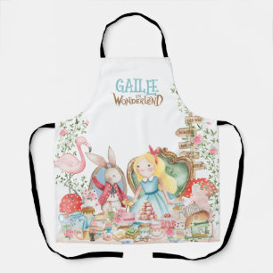 Alice in Wonderland Birthday Party Apron