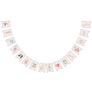 Alice in Wonderland Birthday Party Bunting
