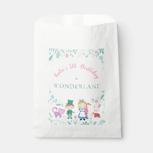 Alice in Wonderland Birthday Party Favour Bags