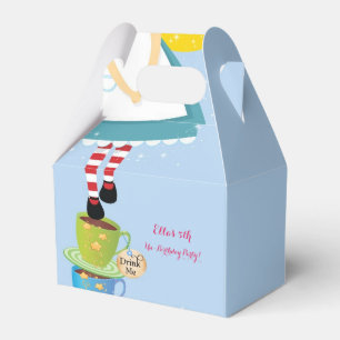 Alice in Wonderland Birthday Party Favour Box
