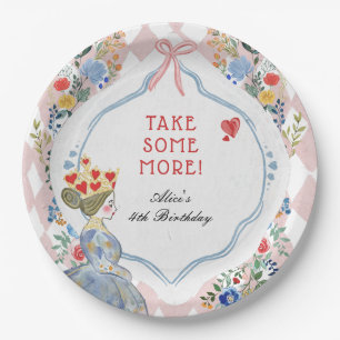 Alice in Wonderland Birthday Party Paper Plate