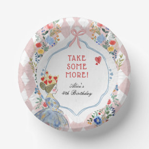 Alice in Wonderland Birthday Party Paper Plate