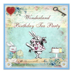 Alice In Wonderland Invitations Uk 2