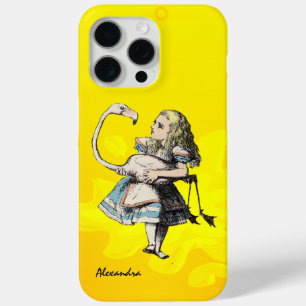 Alice In Wonderland Blush Pink Flamingo iPhone 15 Pro Max Case