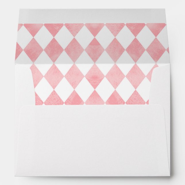 Alice in Wonderland Bridal Shower Invitation Envelope (Back (Bottom))