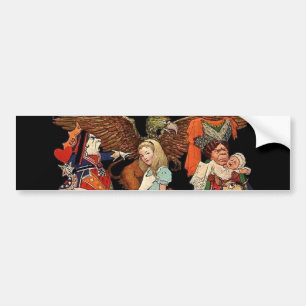Alice in Wonderland Bumpersticker Bumper Sticker