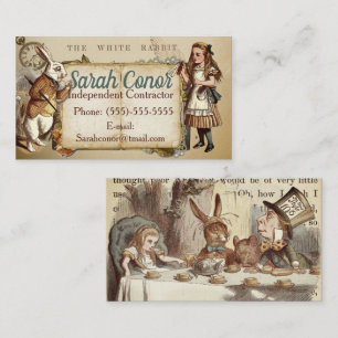 Alice In Wonderland Business Card