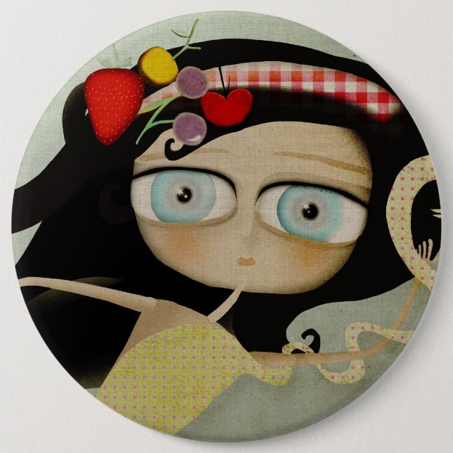 Alice in Wonderland Button (Front)