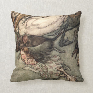 Alice in Wonderland by Arthur Rackham Cushion