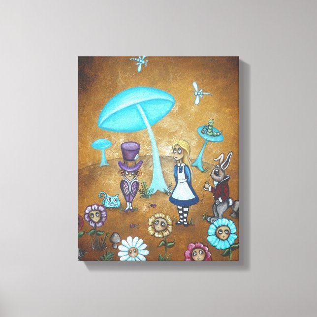 Alice in Wonderland Canvas Print - In Wonder (Front)