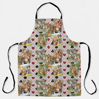 Alice in Wonderland Card Apron Design 3