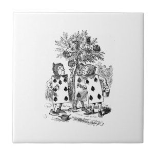Alice in Wonderland Cards/Roses Tile