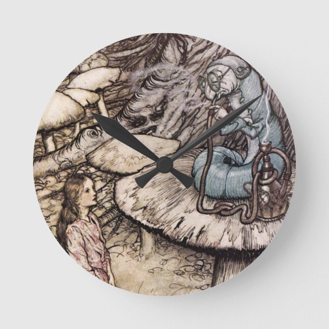 Alice in Wonderland Caterpillar Clock (Front)