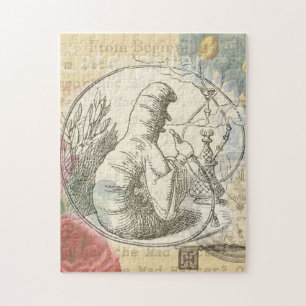 Alice in Wonderland Caterpillar: Original Tenniel  Jigsaw Puzzle