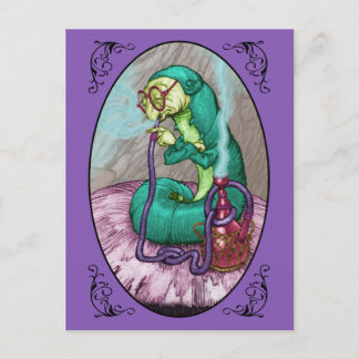 Alice in Wonderland - Caterpillar Postcard
