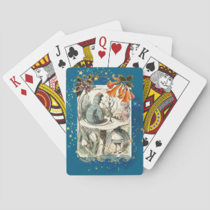 Alice in Wonderland & Caterpillar Vintage Style Playing Cards