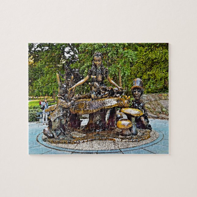 Alice in Wonderland Central Park. Jigsaw Puzzle (Horizontal)
