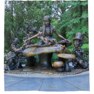 Alice in Wonderland - Central Park NYC Shower Curtain