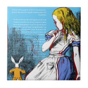 +{ Alice in Wonderland }+ Ceramic Tile