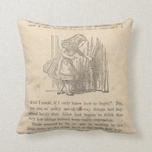 Alice In Wonderland Chapter One, Down the Rabbit Cushion