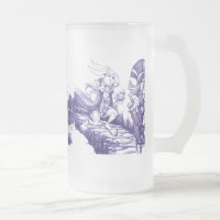 Alice in Wonderland Characters Tall Mug / Stein