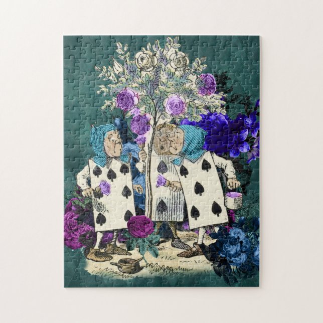 Alice in Wonderland Characters the Playing Cards  Jigsaw Puzzle (Vertical)