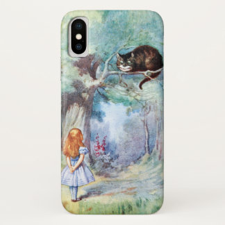 Alice in Wonderland Cheshire Cat iPhone X Case