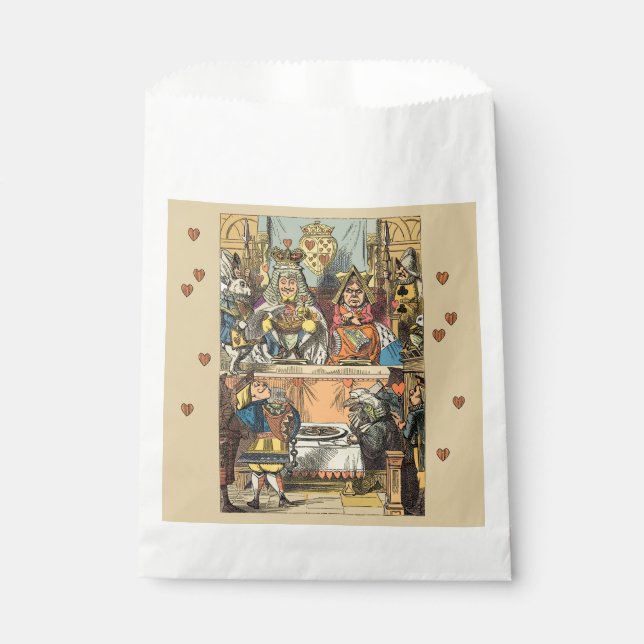 Alice in Wonderland Cheshire Cat Characters Favour Bags (Front)