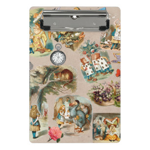 Alice in Wonderland Cheshire Cat Characters Mini Clipboard