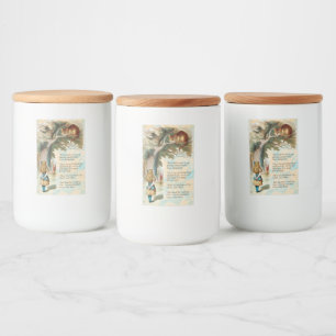 Alice in Wonderland Cheshire Cat Mad Food Label