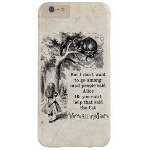 Alice in Wonderland; Cheshire Cat with Alice Barely There iPhone 6 Plus Case