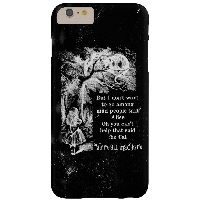 Alice in Wonderland; Cheshire Cat with Alice Case-Mate iPhone Case (Back)