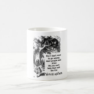 Alice in Wonderland; Cheshire Cat with Alice Coffee Mug