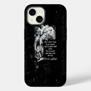 Alice in Wonderland; Cheshire Cat with Alice iPhone 14 Case