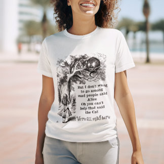 Alice in Wonderland; Cheshire Cat with Alice T-Shirt