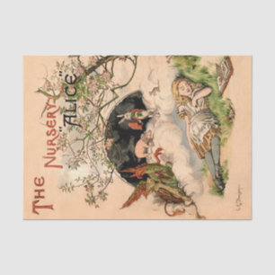 Alice in Wonderland Classic Illustrations Tissue Paper