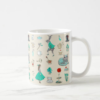 Alice in wonderland coffee mug