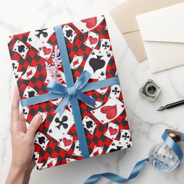 Alice in Wonderland Collage Christmas Gift Wrappin Wrapping Paper (Gifting)