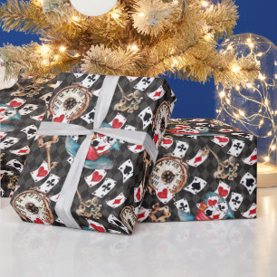 Alice in Wonderland Collage Christmas Gift Wrapping Paper