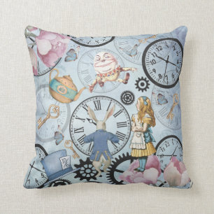 Alice In Wonderland Collage Cushion