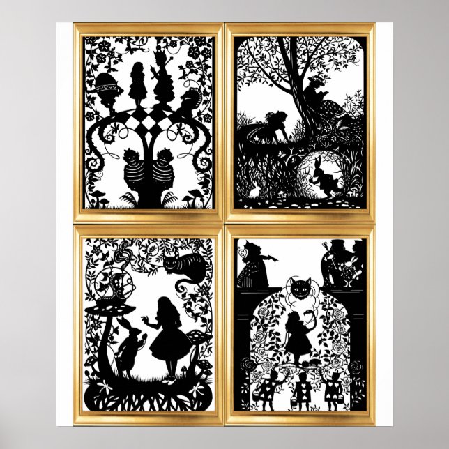 Alice in Wonderland  Collage Poster (Front)