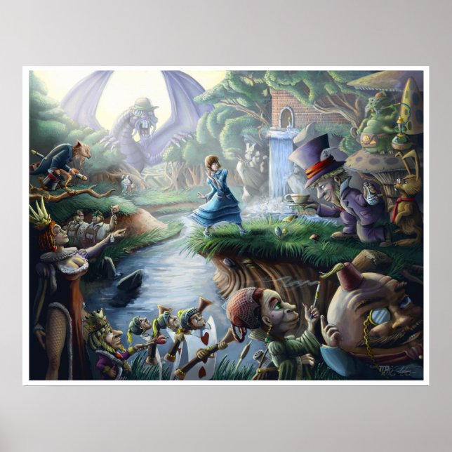 Alice In Wonderland : Controlled Chaos Poster (Front)