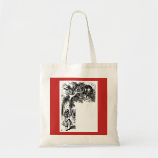 ALICE IN WONDERLAND COTTON TOTE