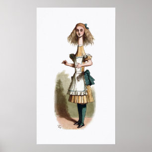 Alice in Wonderland Curiouser Poster Print
