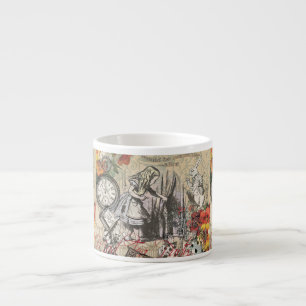 Alice in Wonderland Curtain Classic Art Espresso Cup