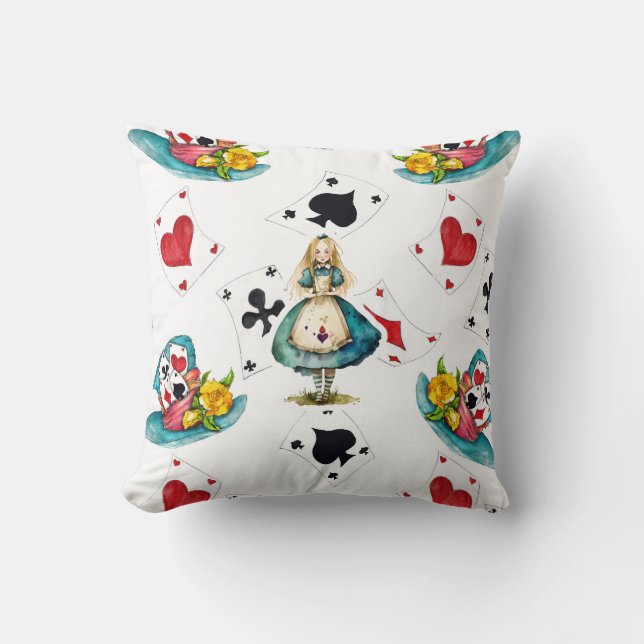 Alice in Wonderland Cushion (Front)