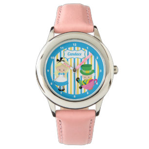 Alice in Wonderland Cute Personalised Kids Watch
