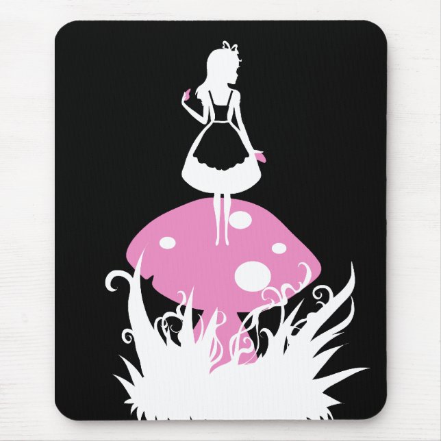 Alice in Wonderland  Dark mousepad (Front)