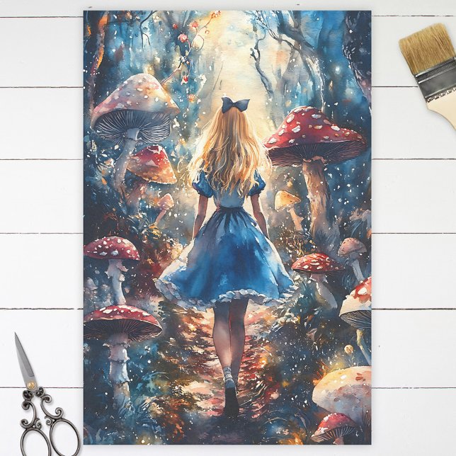 Alice in Wonderland Decoupage Tissue Paper (Creator Uploaded)